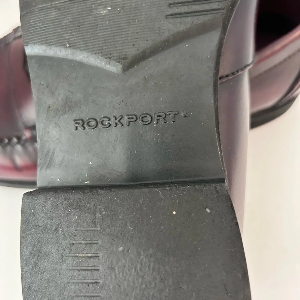 Rockport Penny Loafers Men’s 11W Burgendy